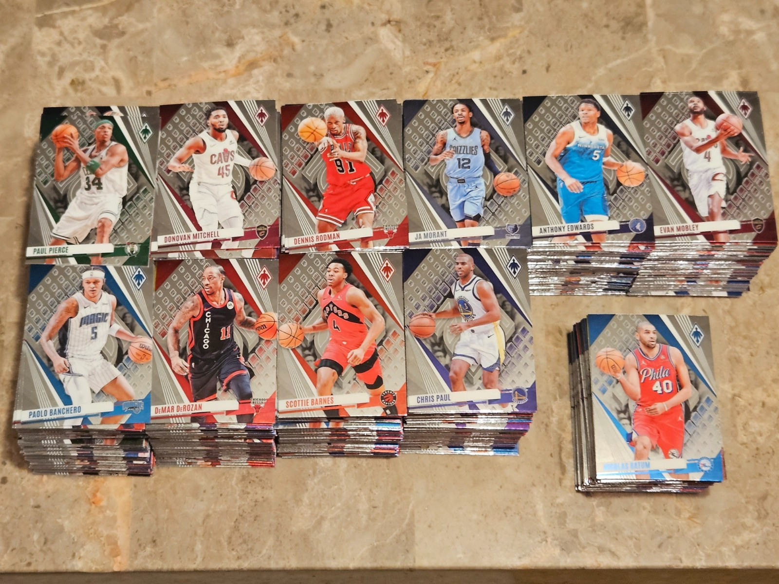 2023-24 Panini Phoenix Basketball Base Lot of Roughly 1060 Base Cards No Rookies