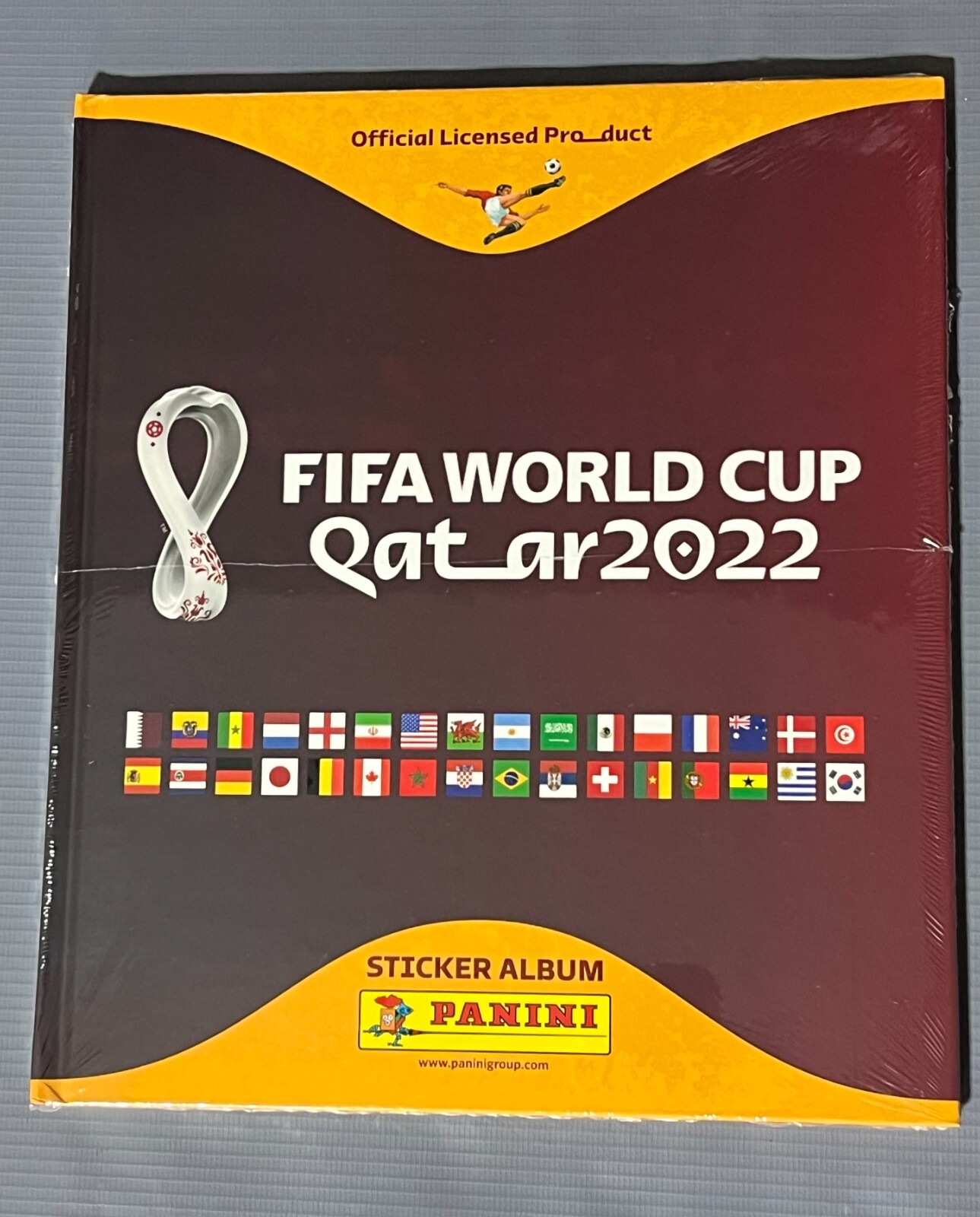 Panini Qatar FIFA World Cup 2022 HARDCOVER Album Orange Version – MINT & SEALED