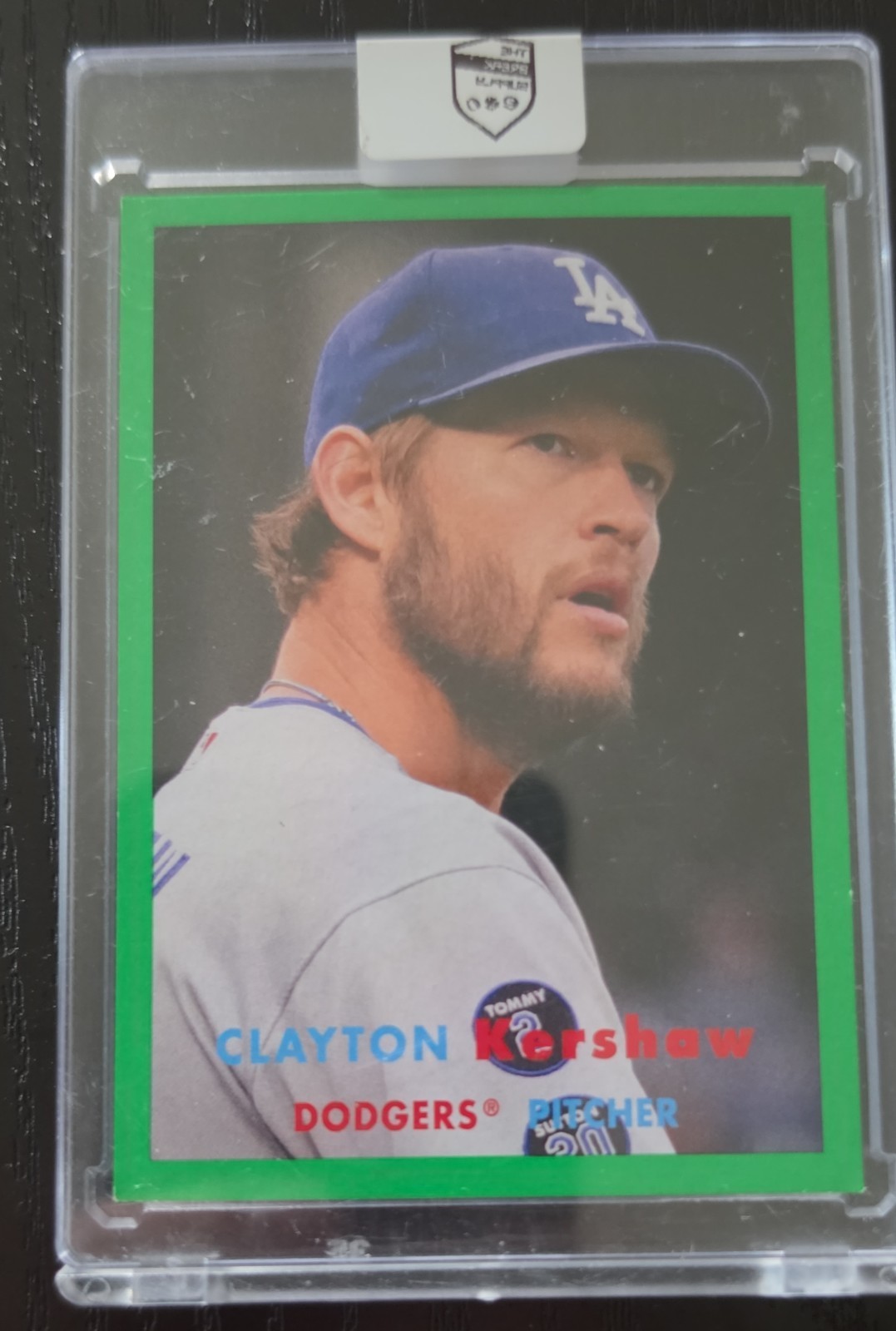 2021 Topps Archives – 1957 Topps Clayton Kershaw #32 Green /125.BOOK END 125/125