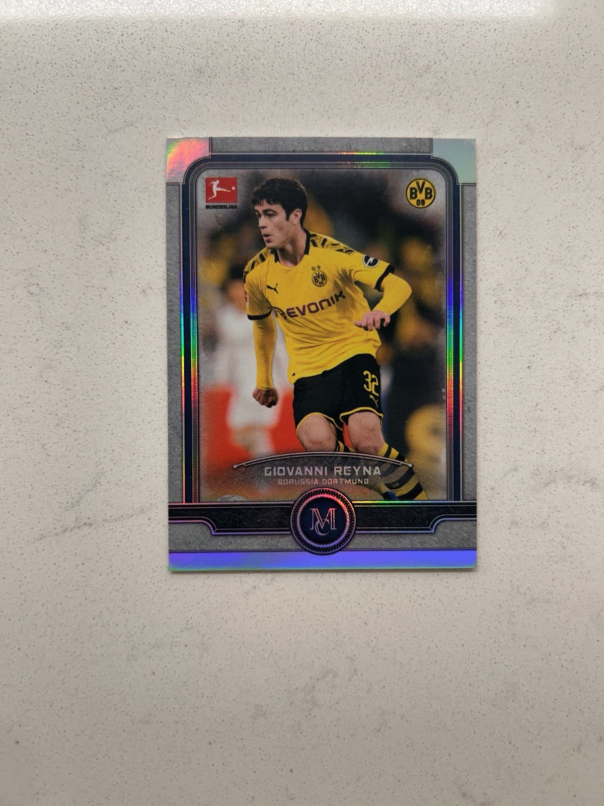 2019-20 Topps Museum Bundesliga Giovanni Gio Reyna #38 Rare Rookie USMNT 🇺🇸⚽️