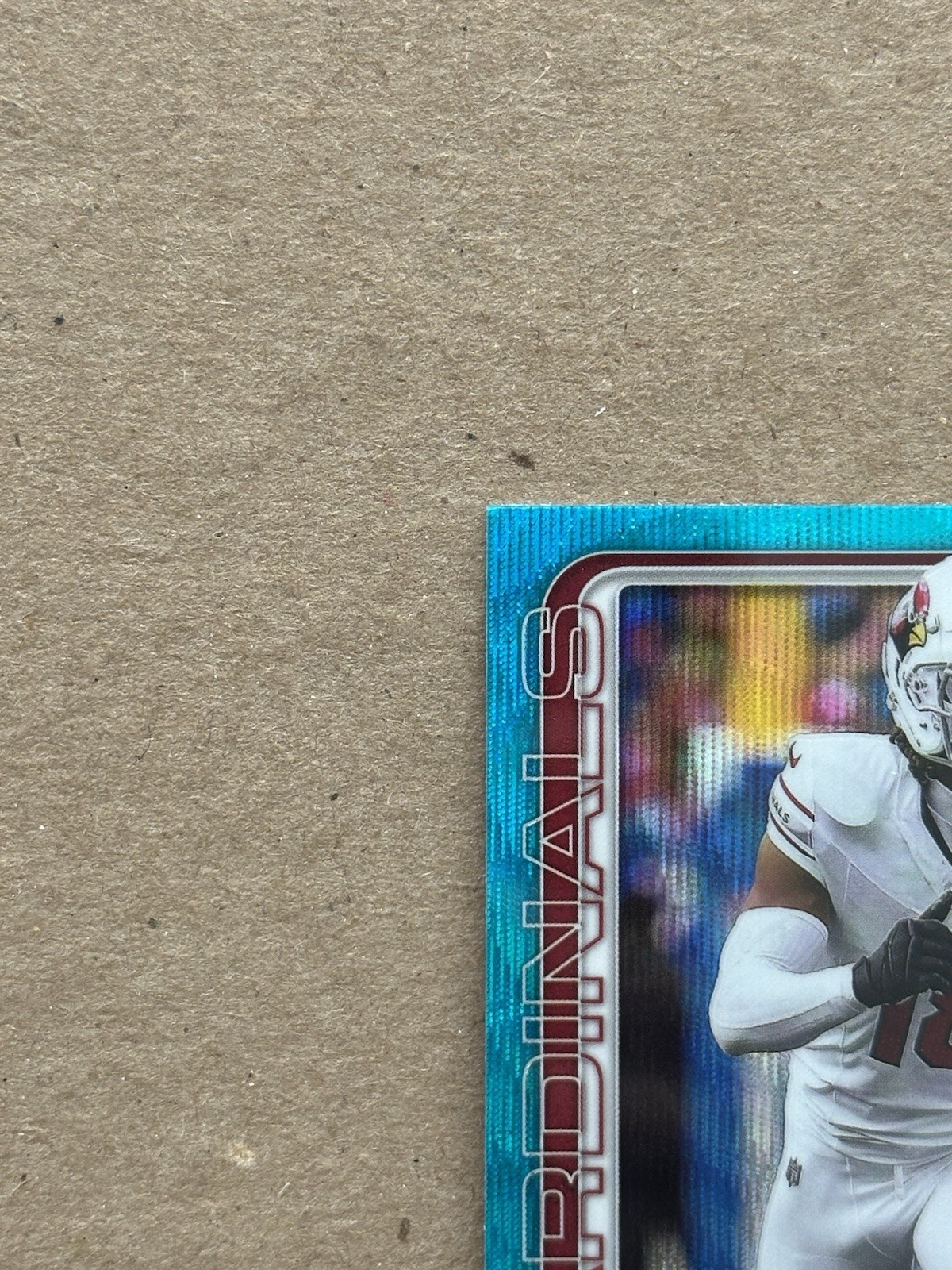 2025 Topps Chrome Marvin Harrison Jr #1 Aqua Wave Refractor /199 Cardinals