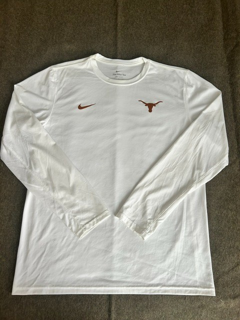 Mens University of Texas LS Nike Dry-Fit T-Shirt – Large