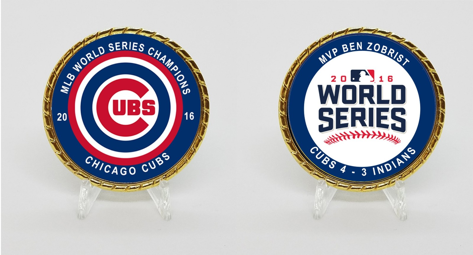 Chicago Cubs 2016 MLB World Series Champions Coin Double Sided