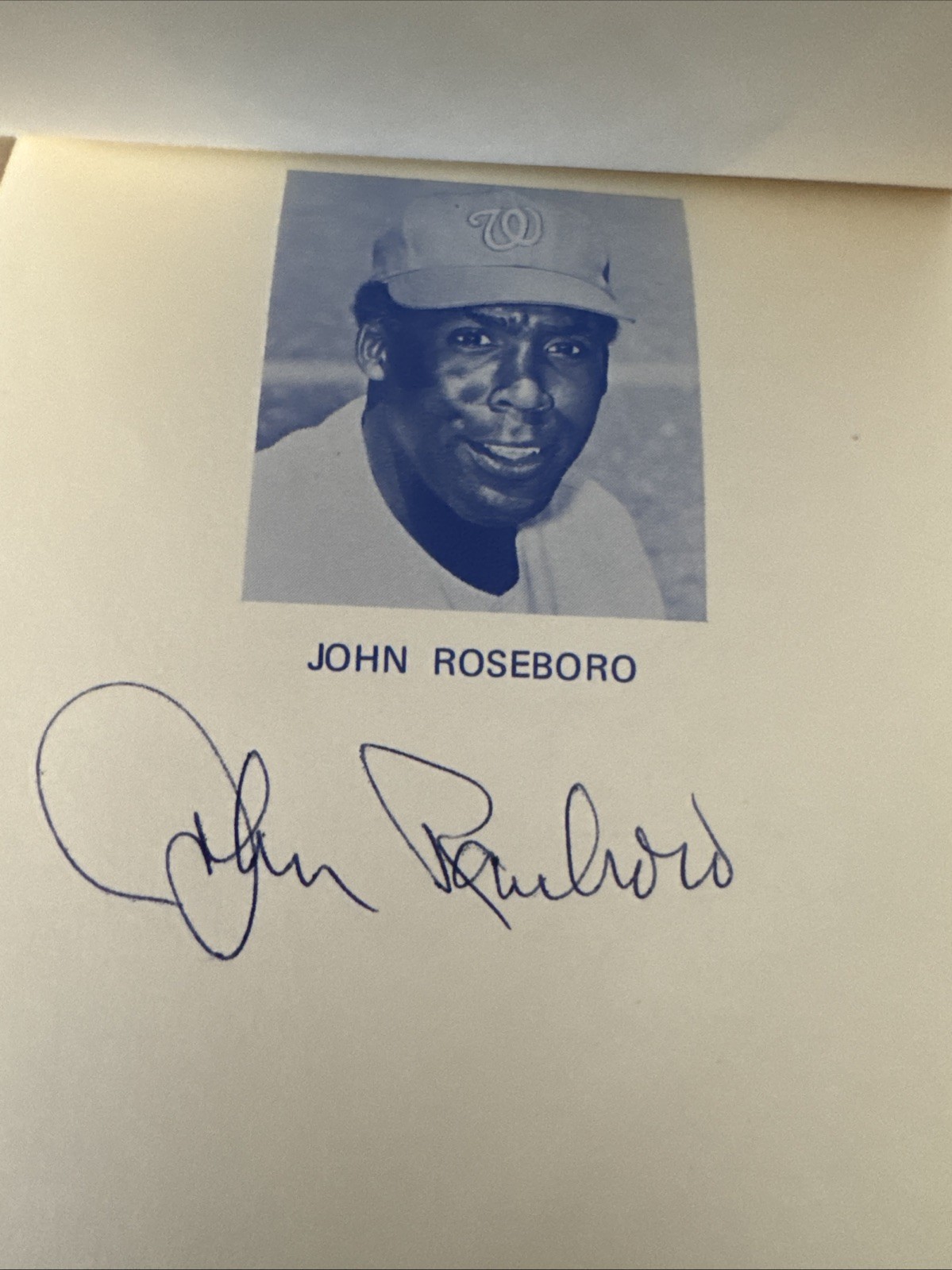 1970 Washington Senators Note Pad 20 AUTOGRAPHS John Roseboro Aurelio Rodriguez