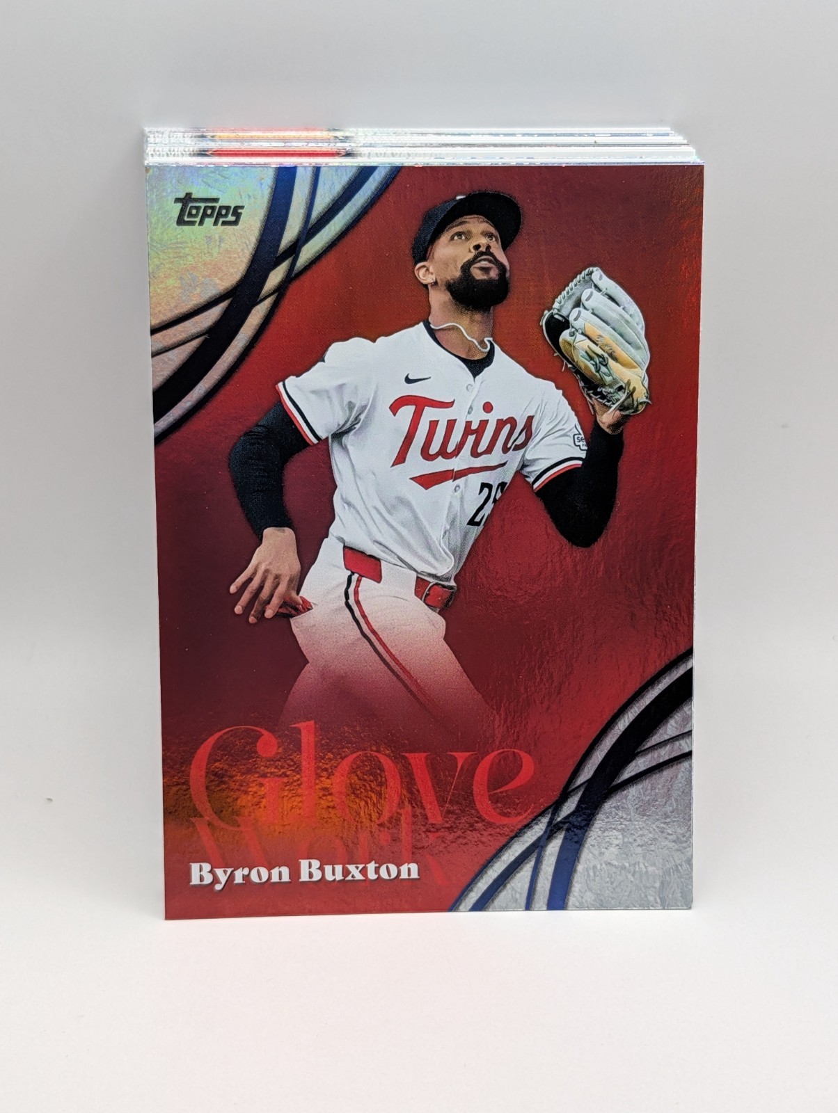 2026 Topps Byron Buxton Glove Work Minnesota Twins