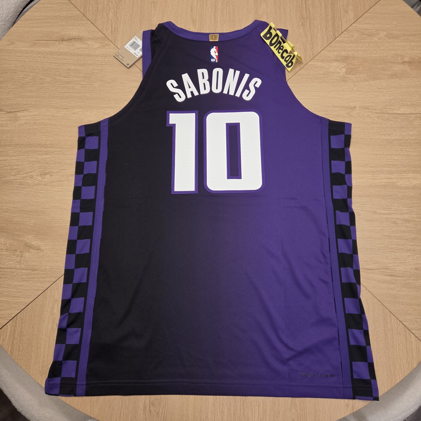 NBA Authentic Jersey Nike 52 Domantas Sabonis Sacramento Kings Statement Edition