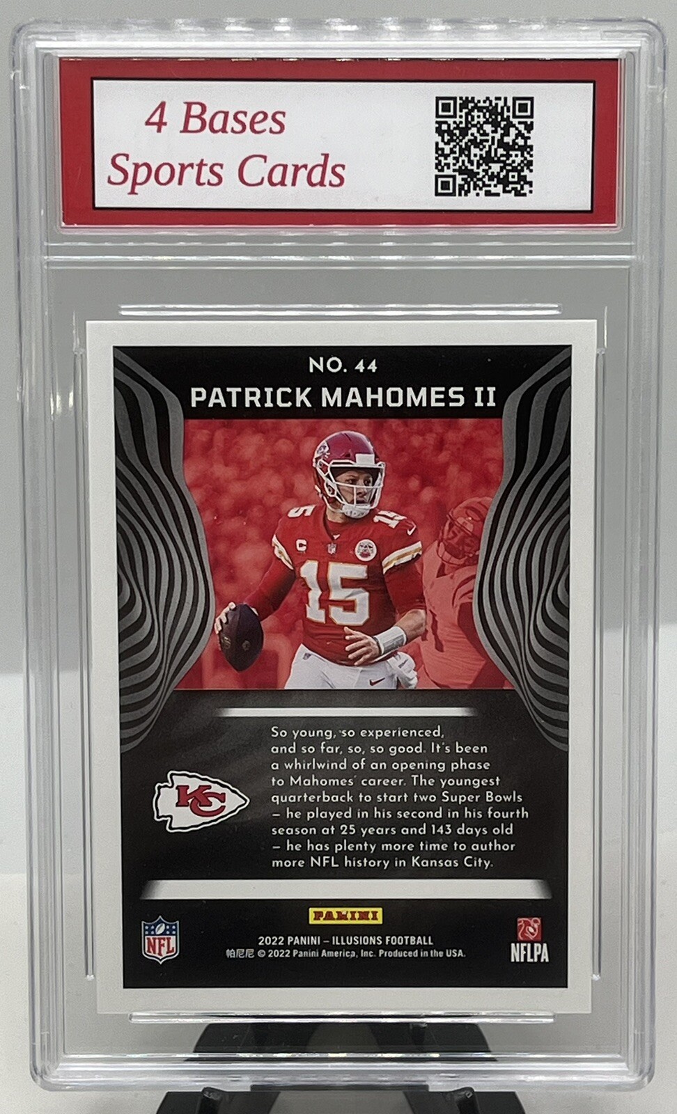 2022 Panini Illusions Patrick Mahomes Kansas City Chiefs Card #44 Gem Mint 10!