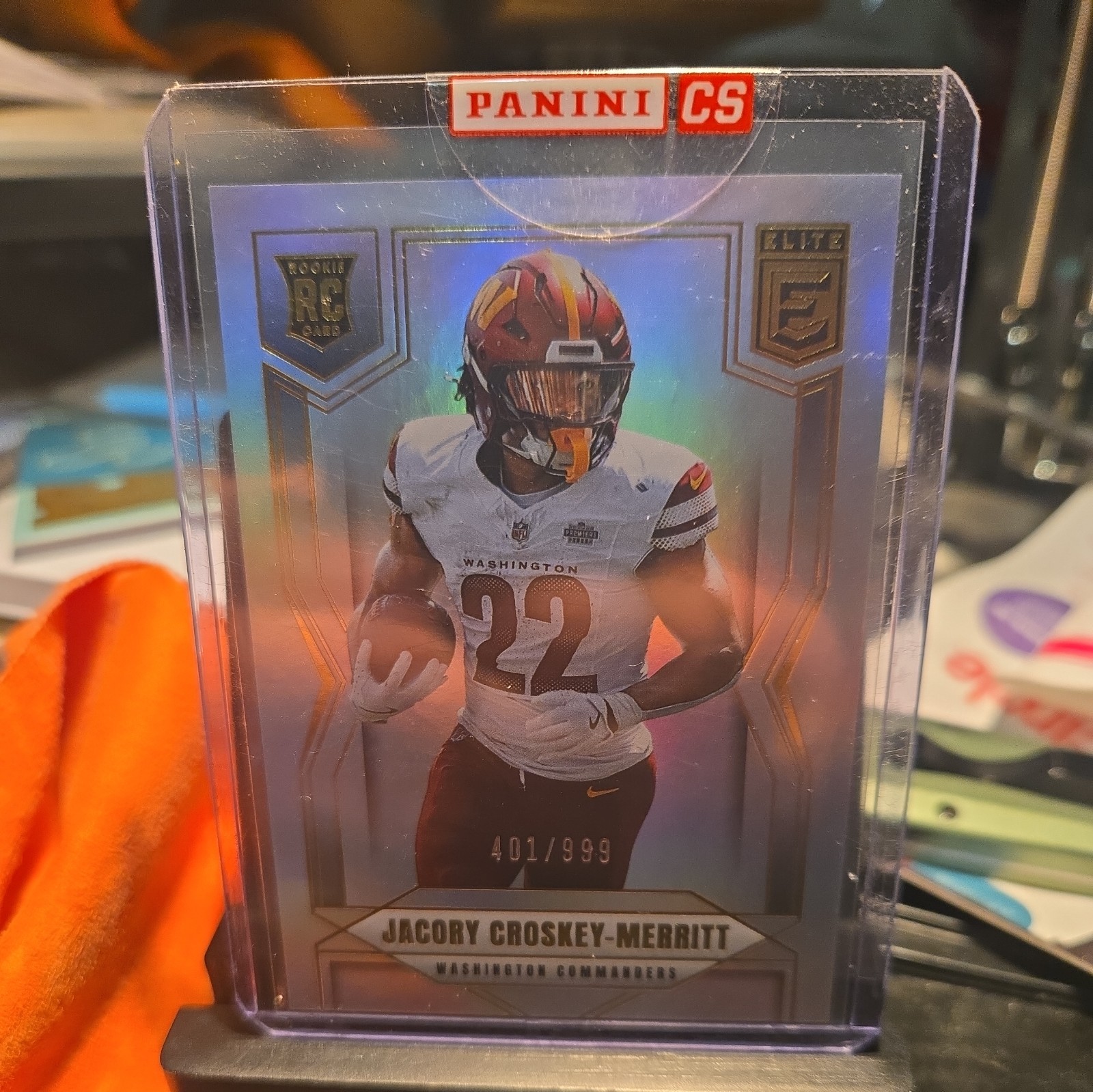 2025 Donruss Elite Jacoby Croskey-Merritt Rookie 401/999 Mystery Redemption #1