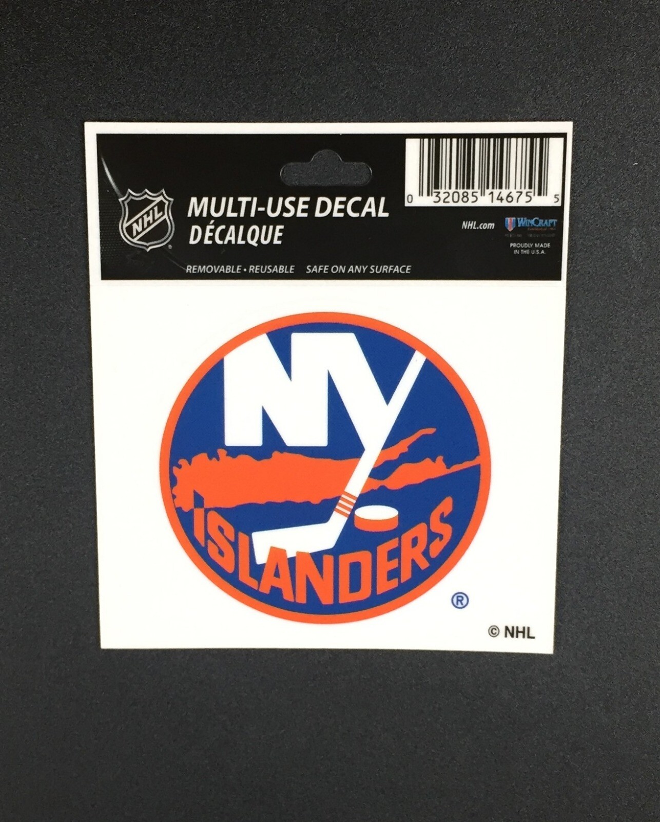 New York Islanders 3×4 Inches Multi Use Decal Window, Car or Laptop! Reusable