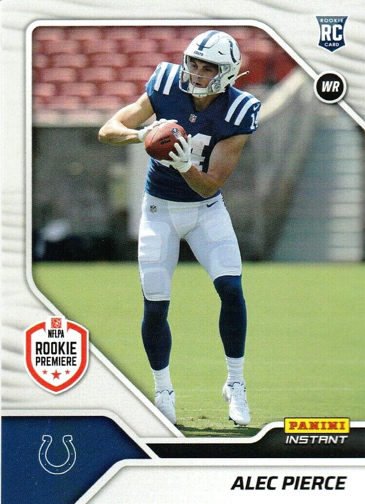 2022 PANINI NFL INSTANT RPS FIRST LOOK ALEC PIERCE #FL19 RC COLTS 1/827