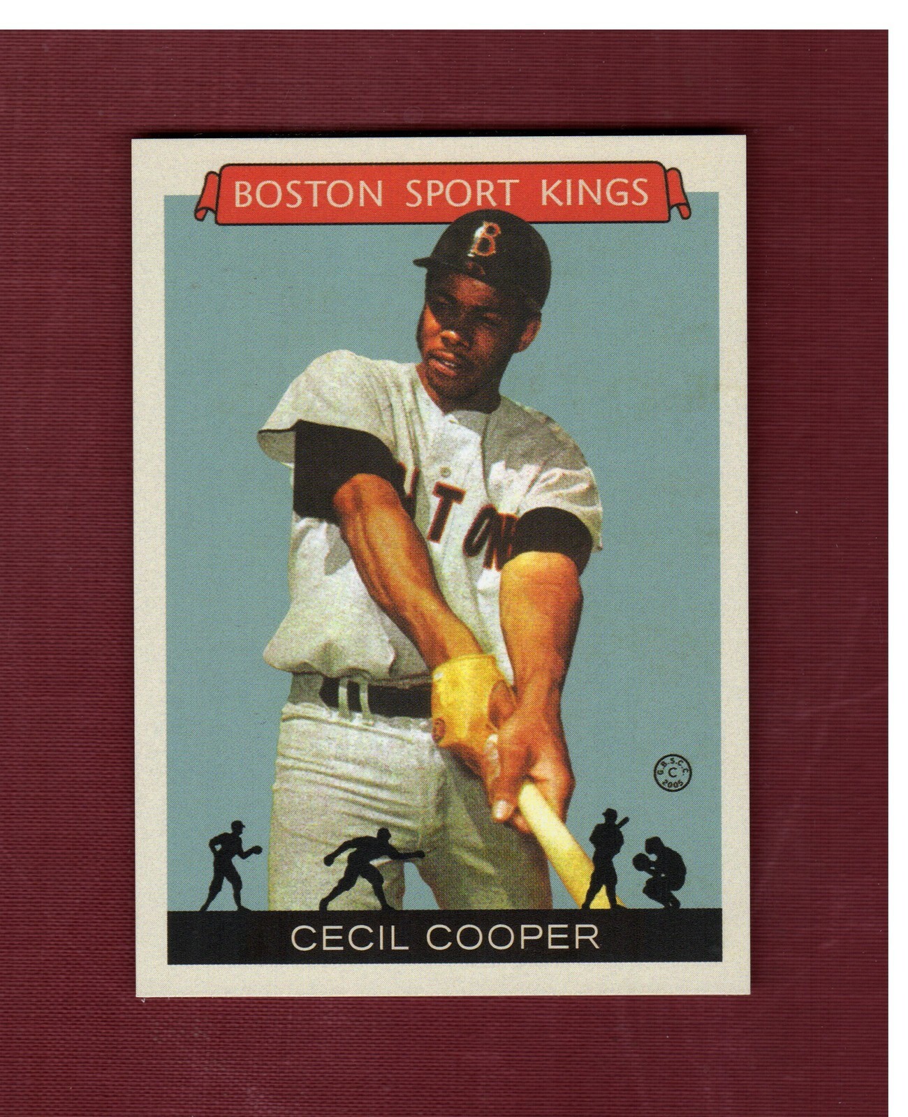 #3 CECIL COOPER, Red Sox ~ 2005 GBSCC Convention Boston Sport Kings promo card