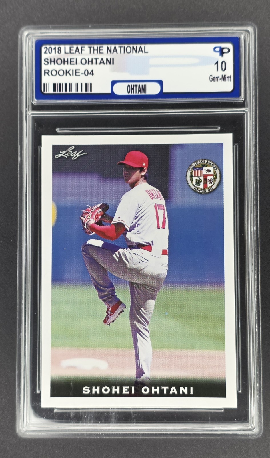 SHOHEI OHTANI 2018 LEAF NATIONAL #04 ROOKIE GRADED MINT 10 NEW