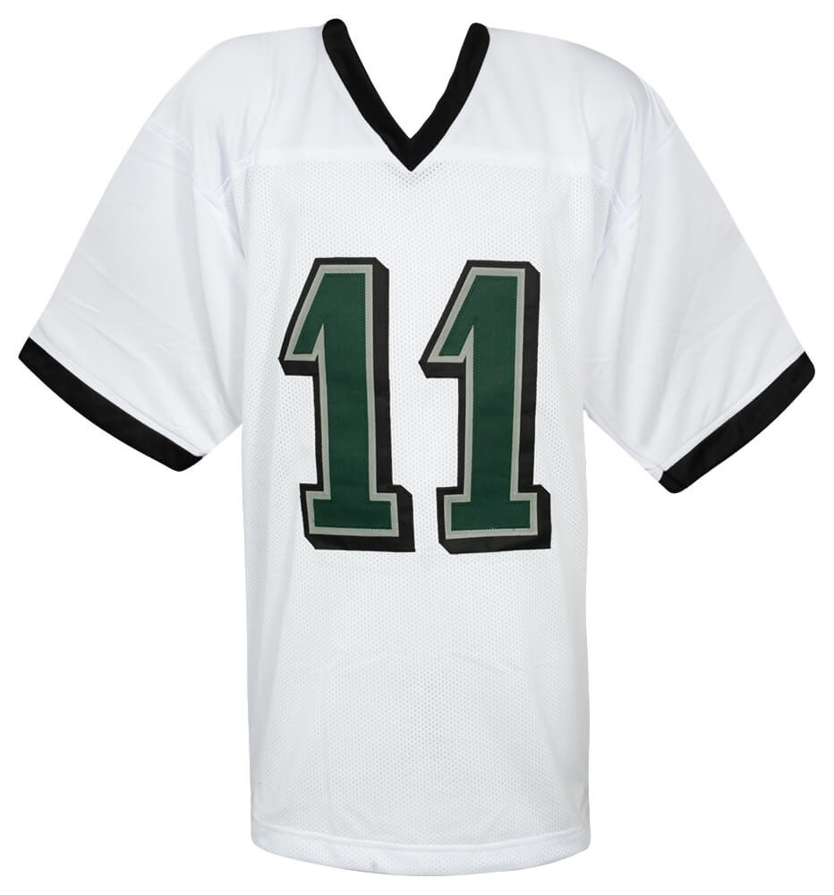 A.J. (AJ) Brown (EAGLES) Signed White Custom Football Jersey – (BECKETT COA)