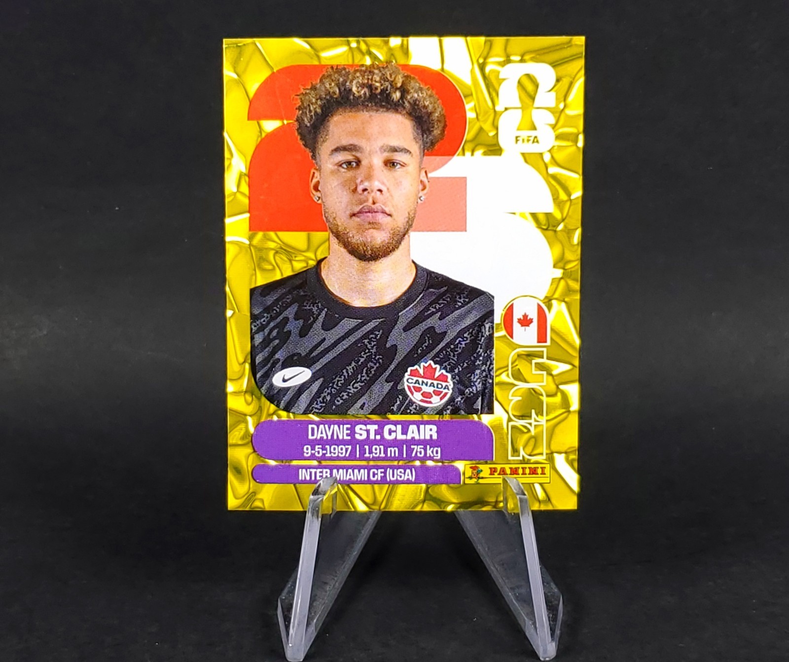Canada 2026 Panini FIFA World Cup Stickers GOLD CRUMPLE USA Online Exclusive