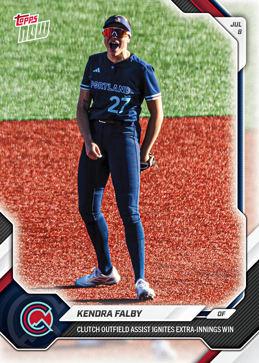 Kendra Falby 2026 AUSL Topps NOW Card 33 Presale