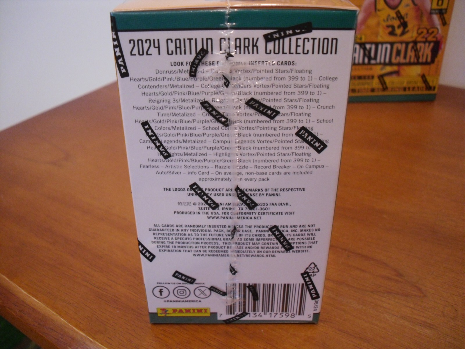 2024 Panini Caitlin Clark Collection GREEN Blaster Boxes