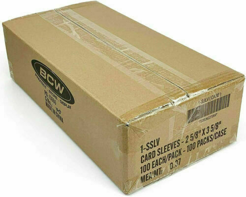 (10000) BCW Soft Penny Card Sleeves | Case of 100 packs |
