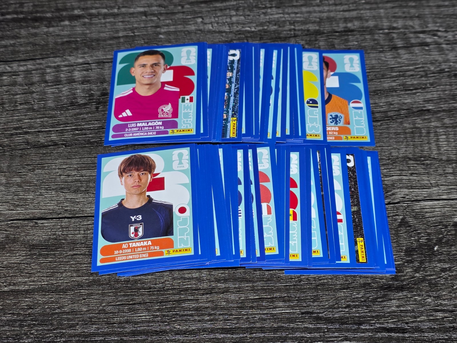 2026 Panini FIFA World Cup Stickers Blue Parallels – Choose Sticker –