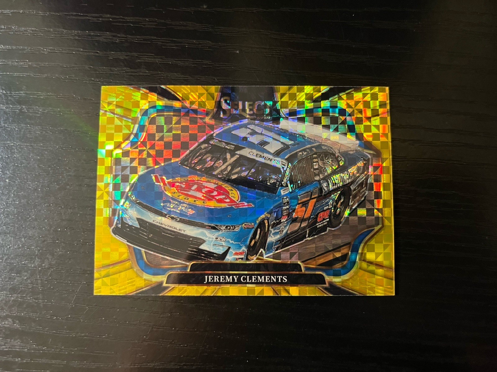 Jeremy Clements 2026 Panini Select FOTL Gold Power Plaid 9/13 #185 Chevy