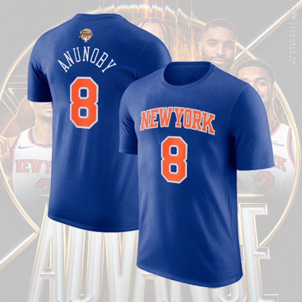 New York Knicks 2026 Basketball Finals Player Name & Number: Brunson, Anunoby,..