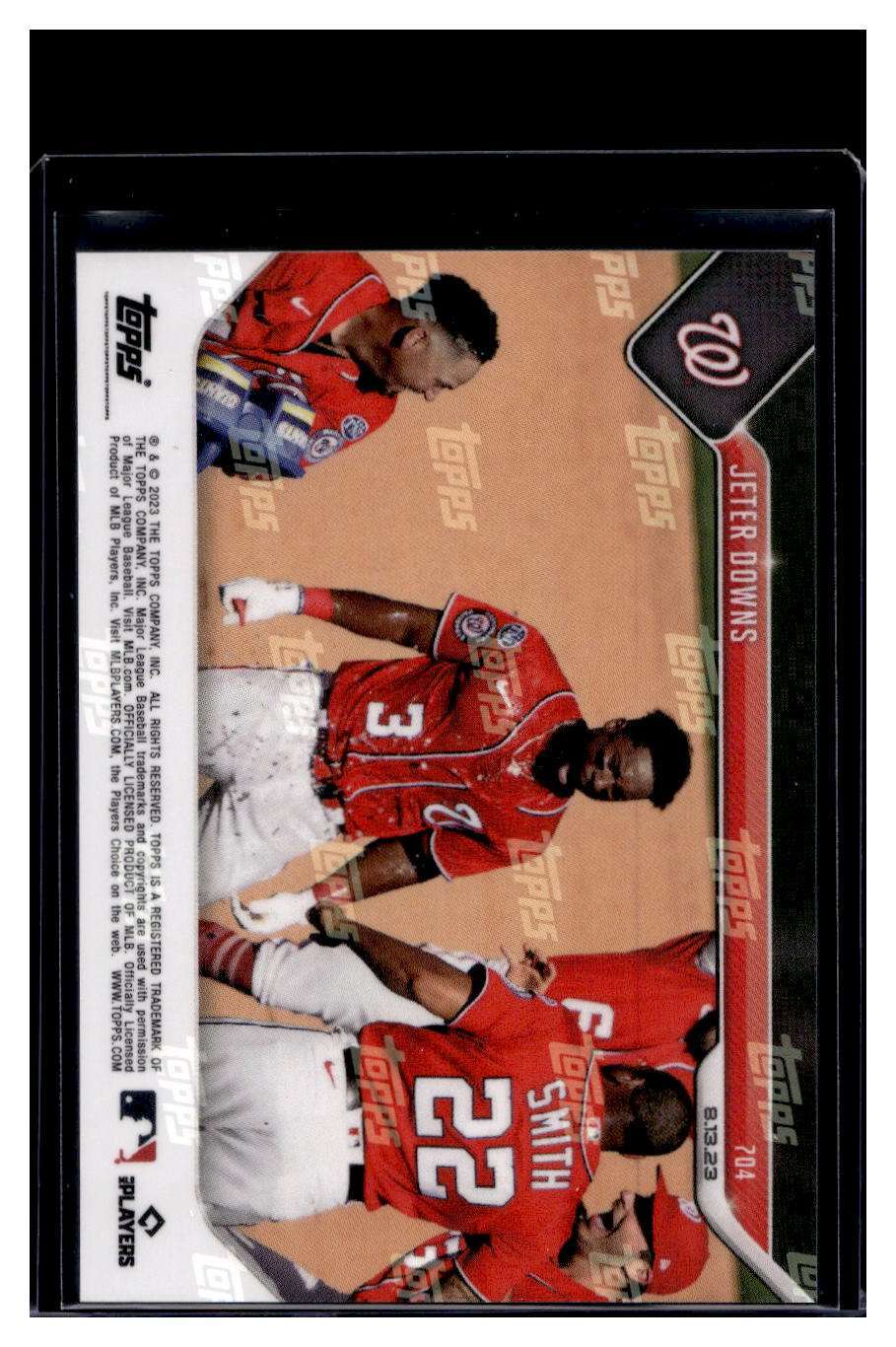 2023 Topps Now #704 Jeter Downs Base Card (Qty) RC Rookie