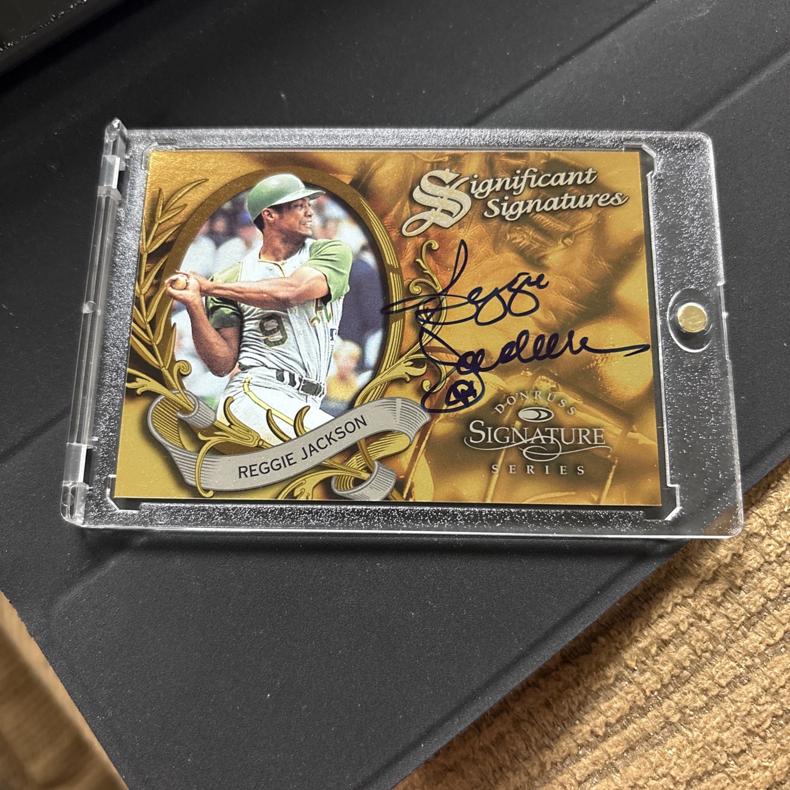 1997 Donruss Signature Series Reggie Jackson Significant Signatures Auto /2000