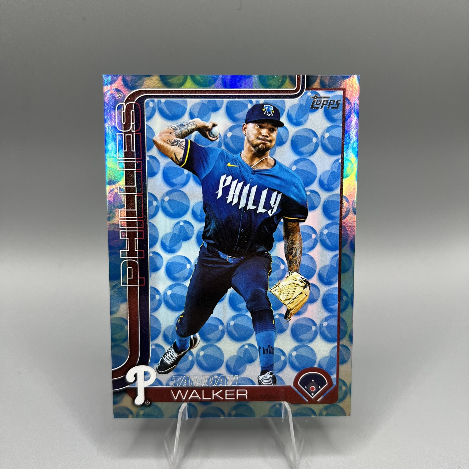 Taijuan Walker 2025 Topps Series 2 #351 Holiday Beach Ball /50 Phillies