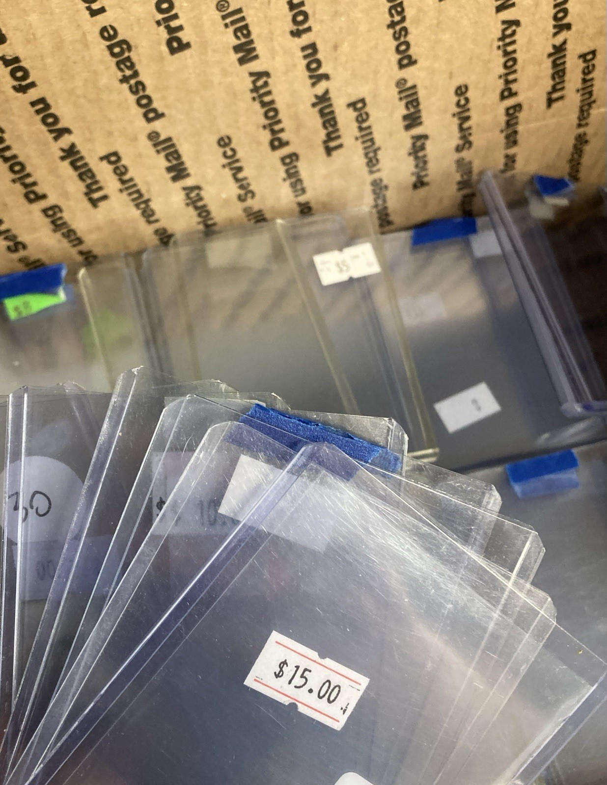BULK USED TOPLOADER LOT – Medium Flat Rate Box FILLED – Various Thickness
