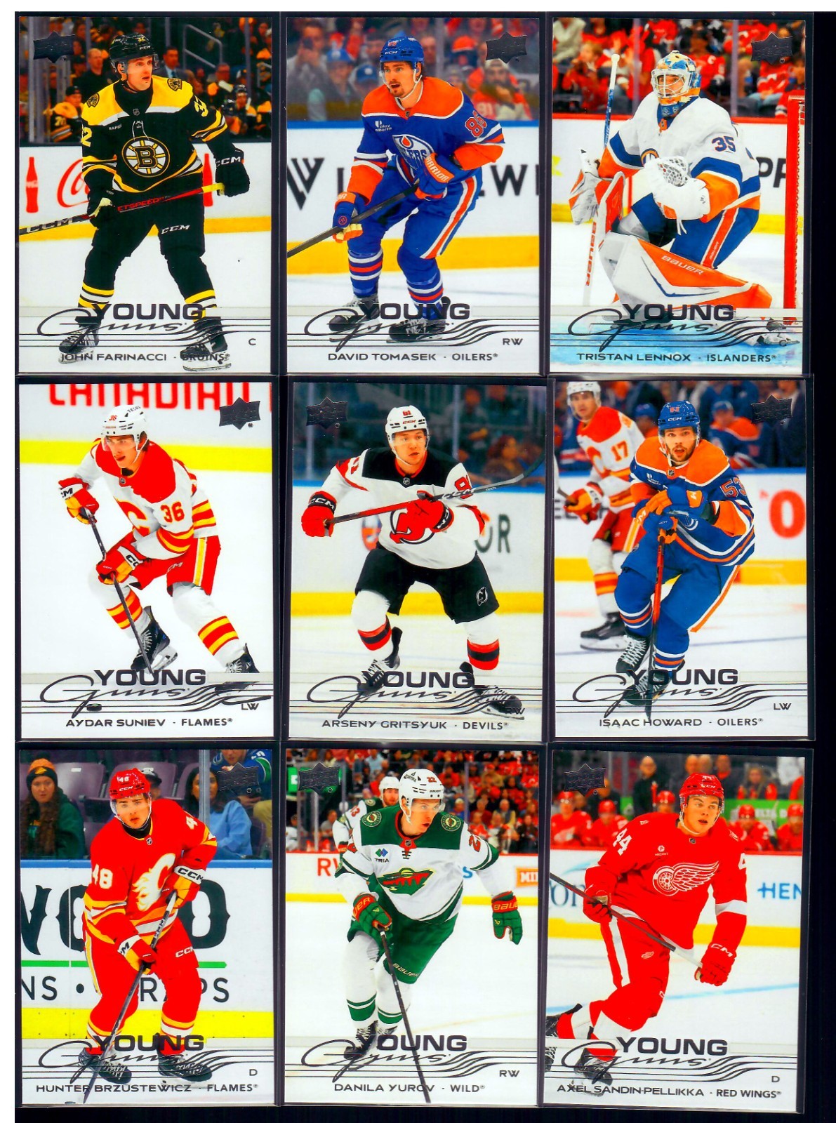 You Pick Single Card! – 2025-26 Upper Deck Series Two Hockey Young Guns RC