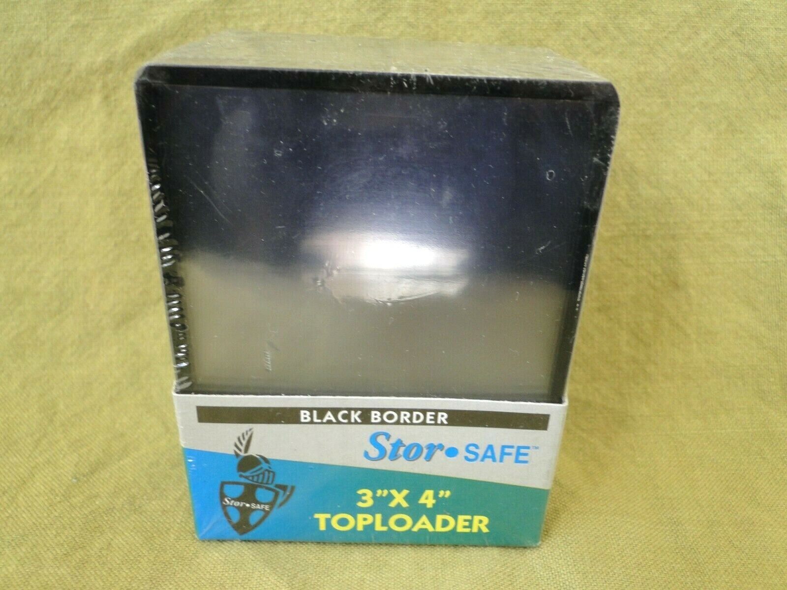 Stor-Safe 25 Black Border 3″x4″ Toploader Card Holder