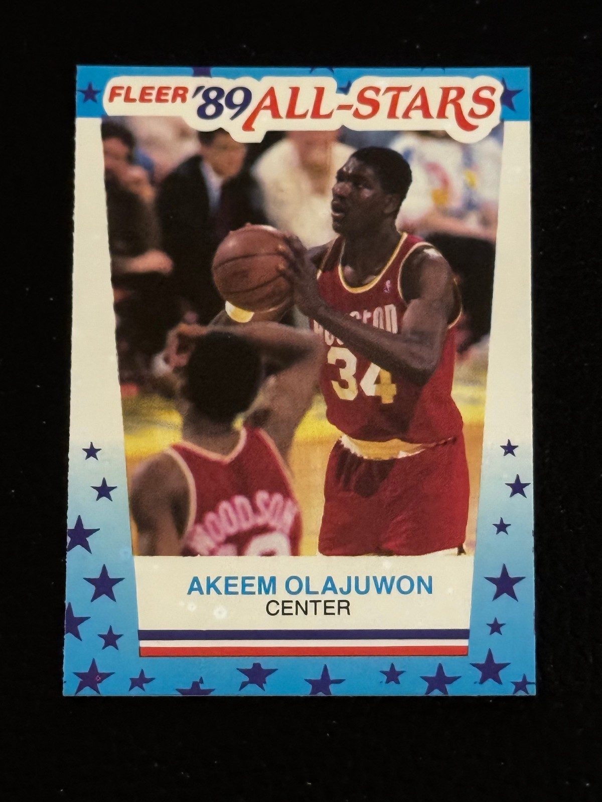 1989-90 Fleer – All-Stars Stickers Hakeem Olajuwon #2