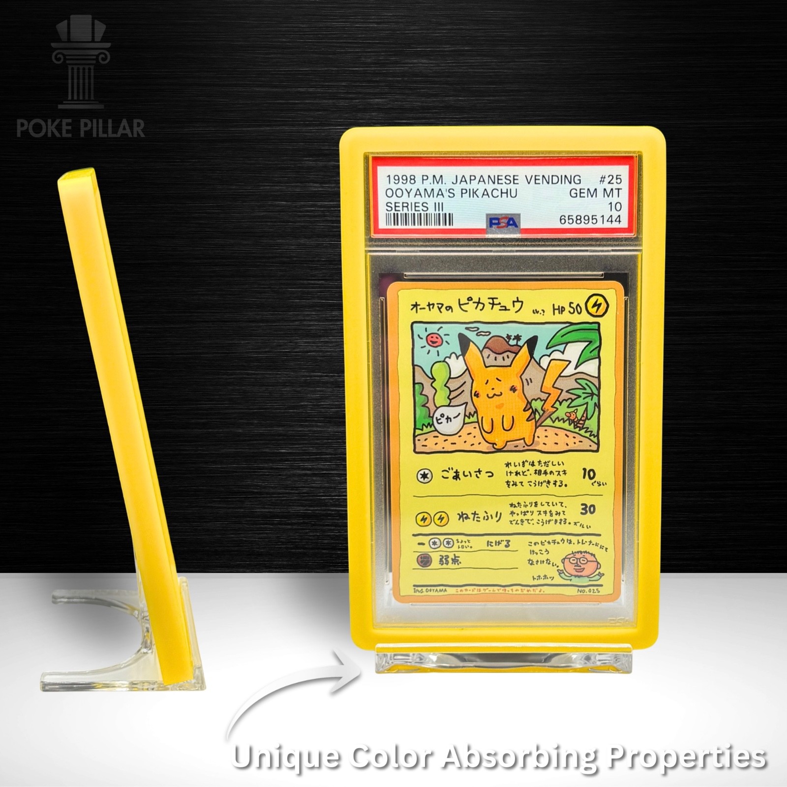 Acrylic Card Stand Holder Display Pokemon PSA Graded Slabs, CGC, BGS, SGC Sports