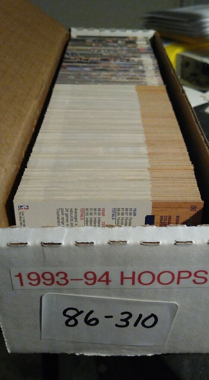 1993-94 NBA Hoops Basketball #201-421 FINISH YOUR SET – YOU PICK