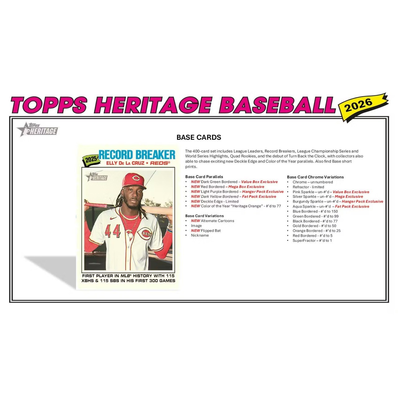 2026 Topps Heritage SP Complete your set #1-400. You Pick the Card.