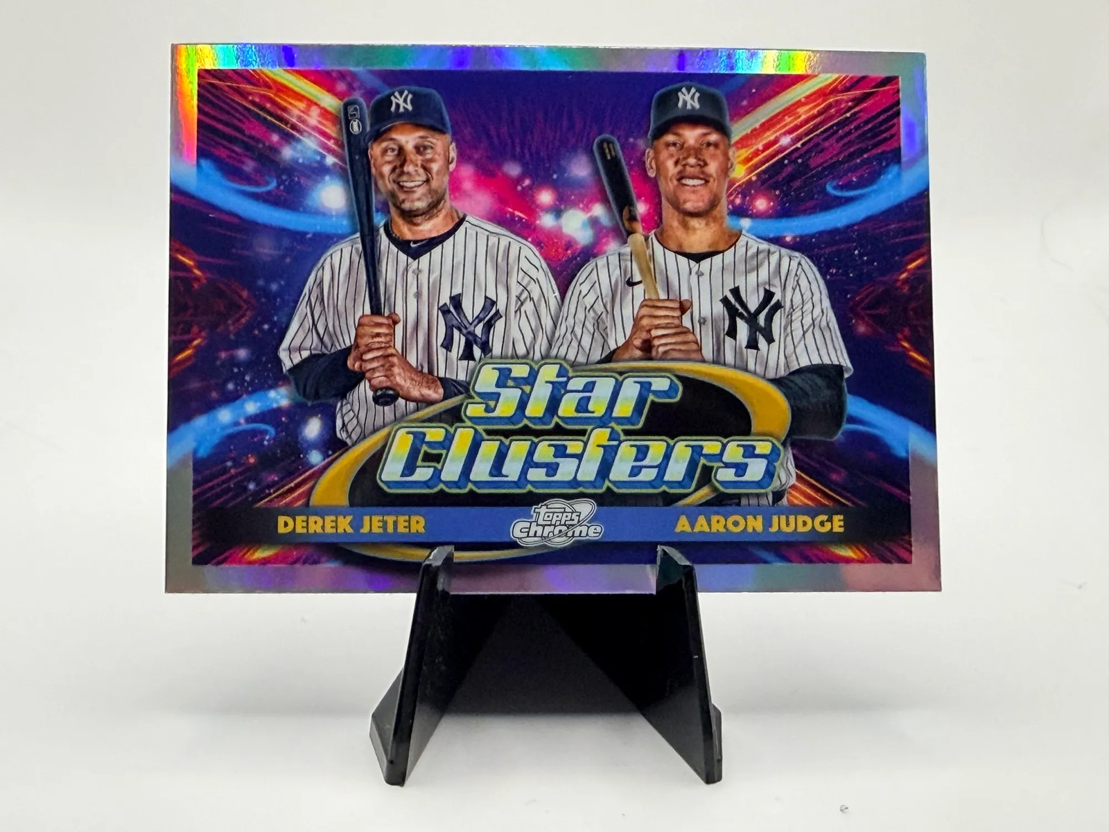 2025 Topps Chrome Star Clusters Derek Jeter Aaron Judge #DSC-1 Refractor