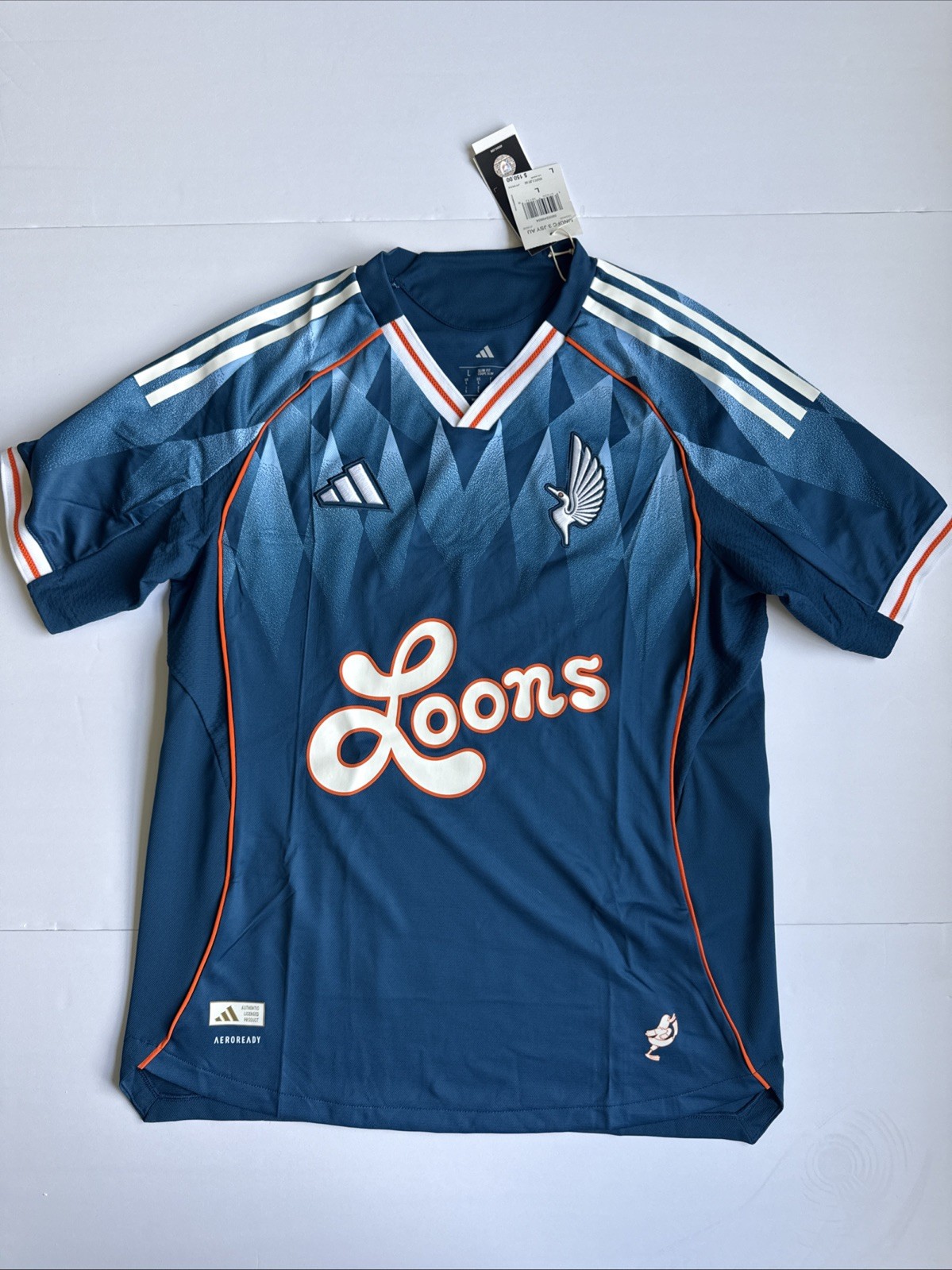 Minnesota United FC Loons Adidas Archive Authentic 3rd MLS Soccer Jersey Mens L