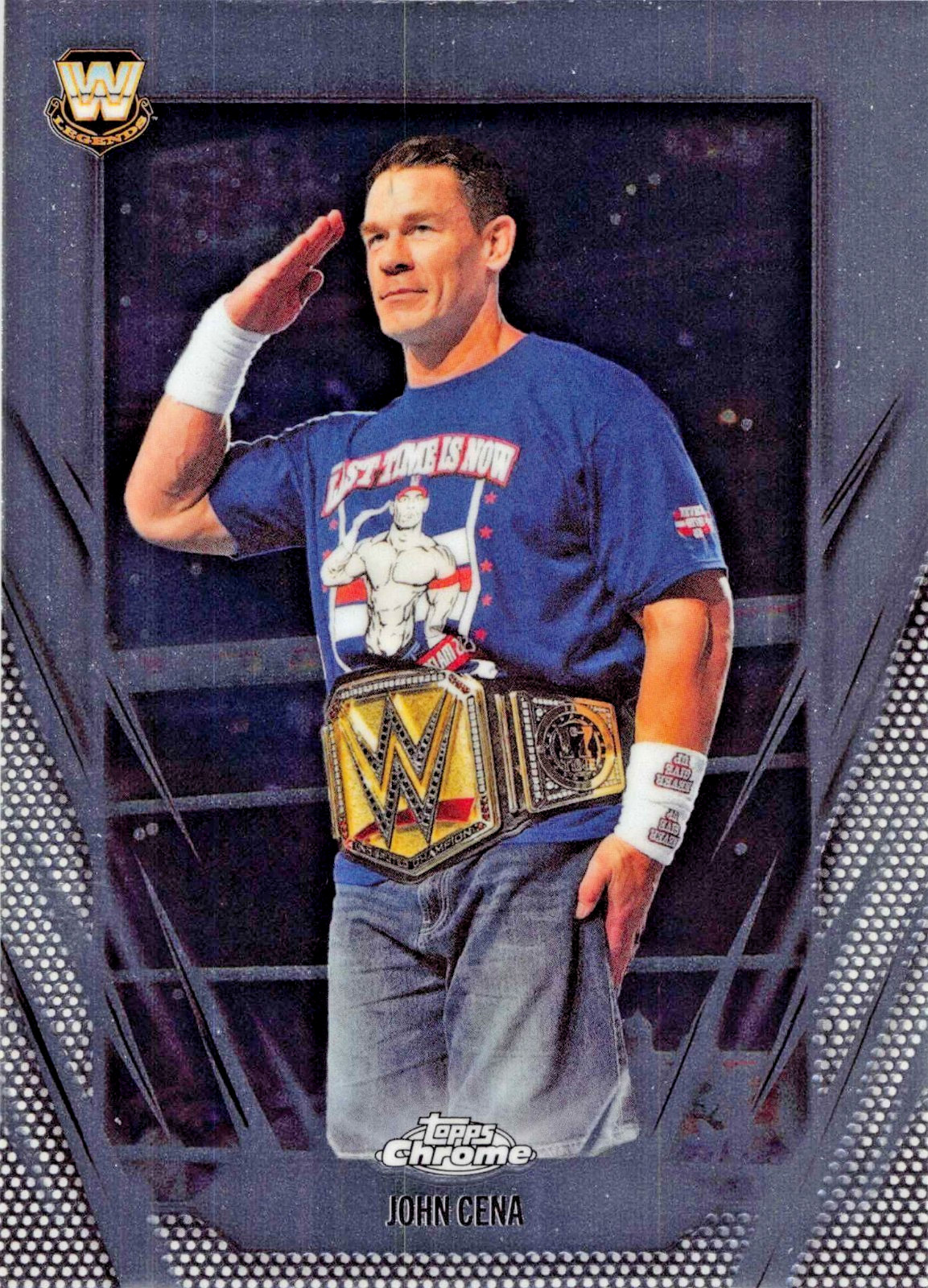 2026 Topps Chrome WWE Legend John Cena #2 Base