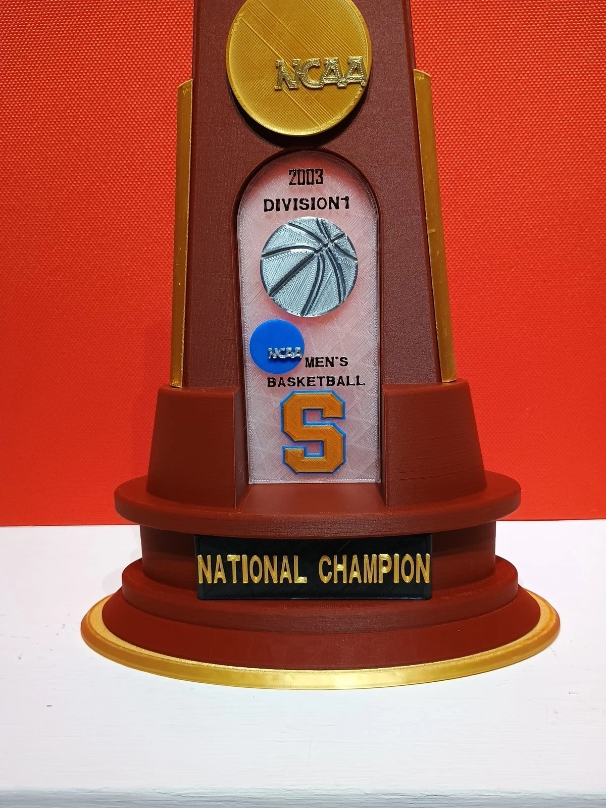NCAA DIVISION-1 CHAMPIONSHIP TROPHY, ALL SCHOOL AND SPORTS AVAILABLE
