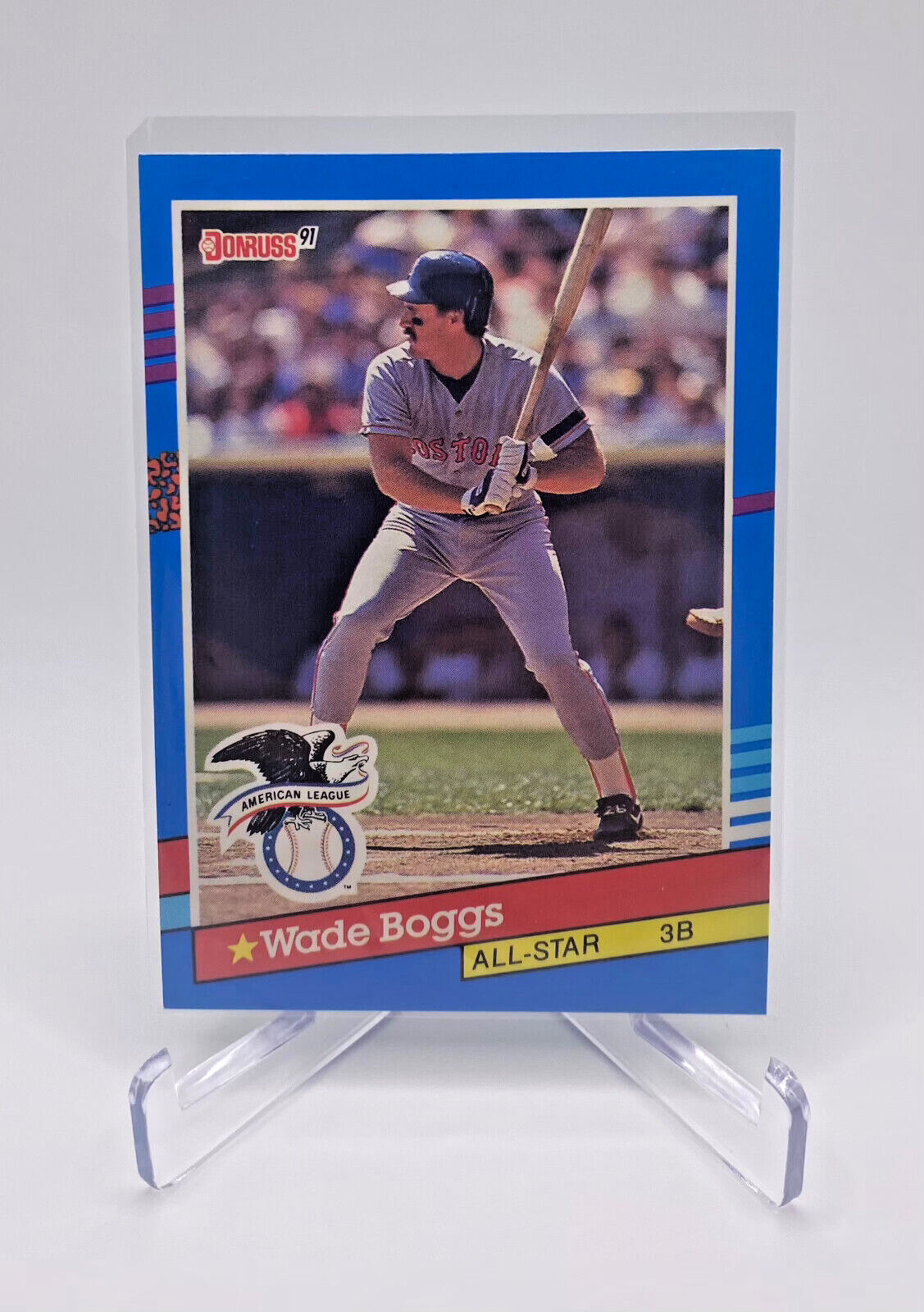1991 Donruss Baseball Wade Boggs #55 American League All-Star Red Sox HOF