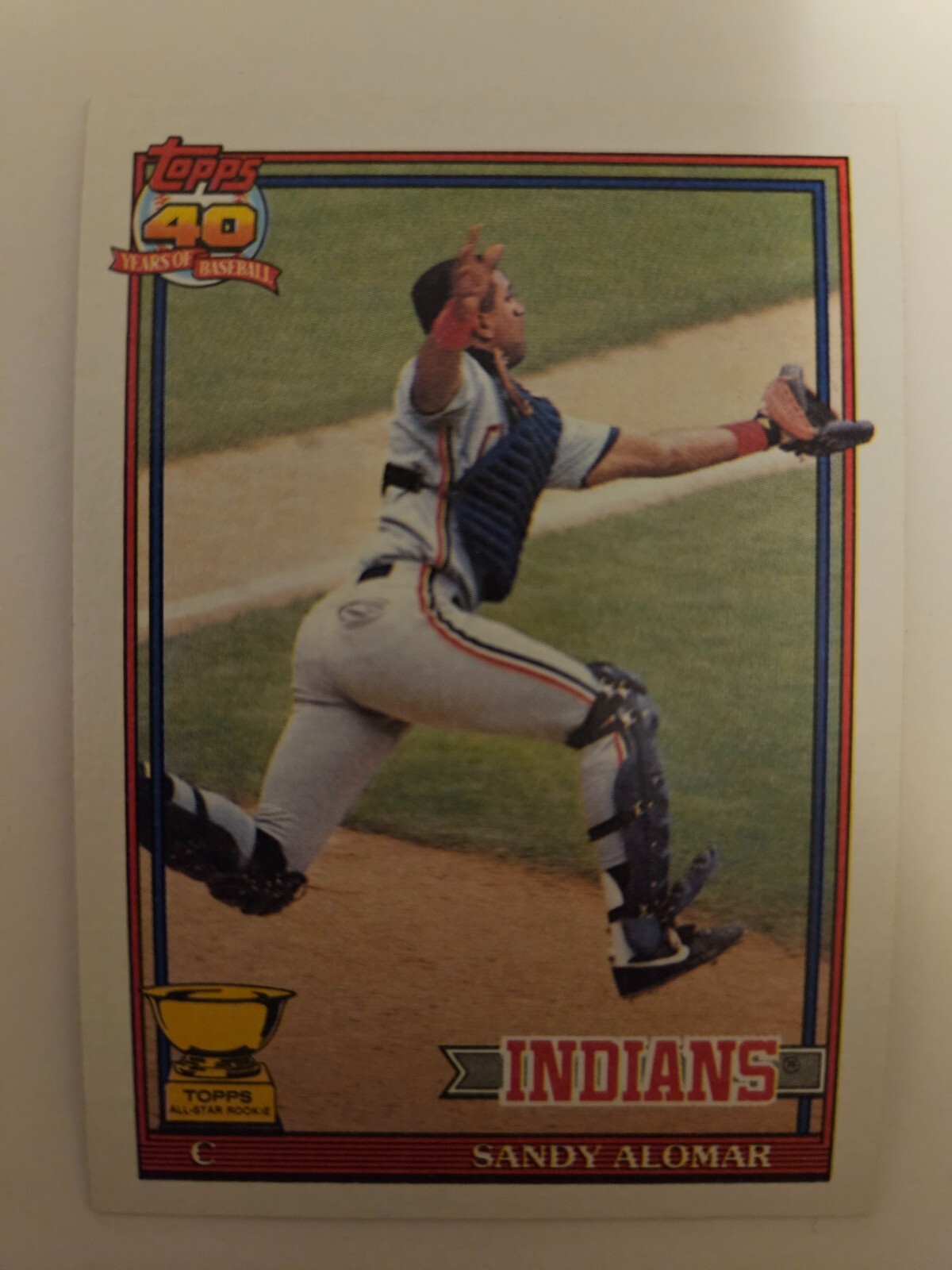1991 TOPPS SANDY ALOMAR JR #165 NM