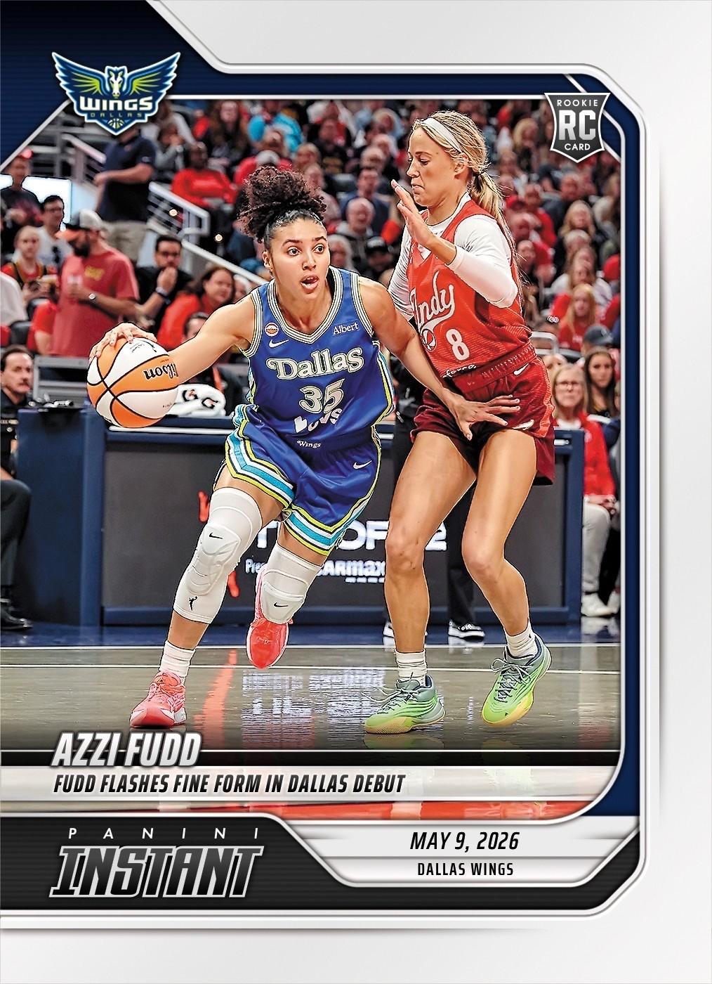 2026 Panini Instant WNBA #37 Azzi Fudd Dallas Wings RC Debut Fever – Presale