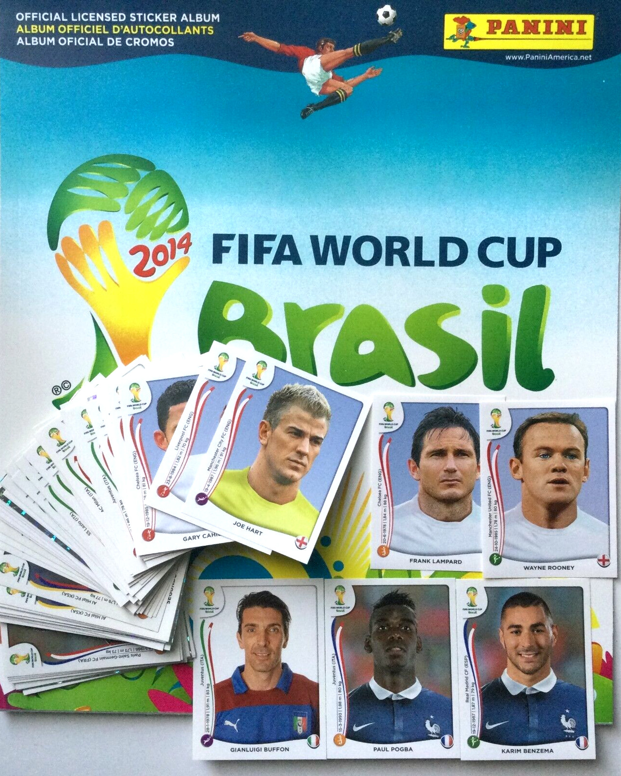 2014 Panini World Cup Brazil ⚽️ Stickers #300-631 Pick to Complete Your Album