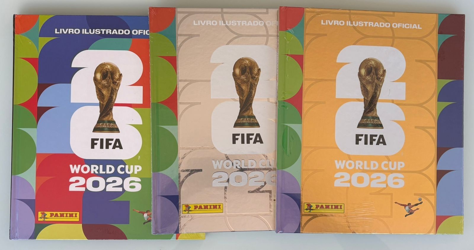 GOLD, SILVER AND BASIC WC WM 2026 HARDCOVER ALBUM BRAZIL PANINI