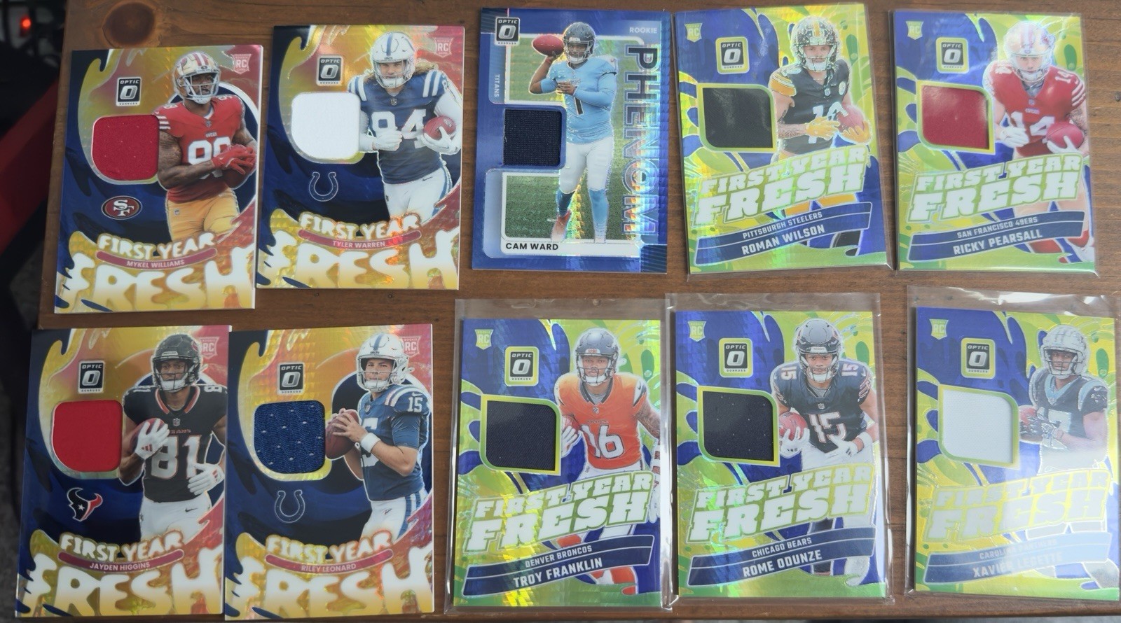 Panini and Topps Relic Lot – Football, Baseball, And Basketball (41 Cards)