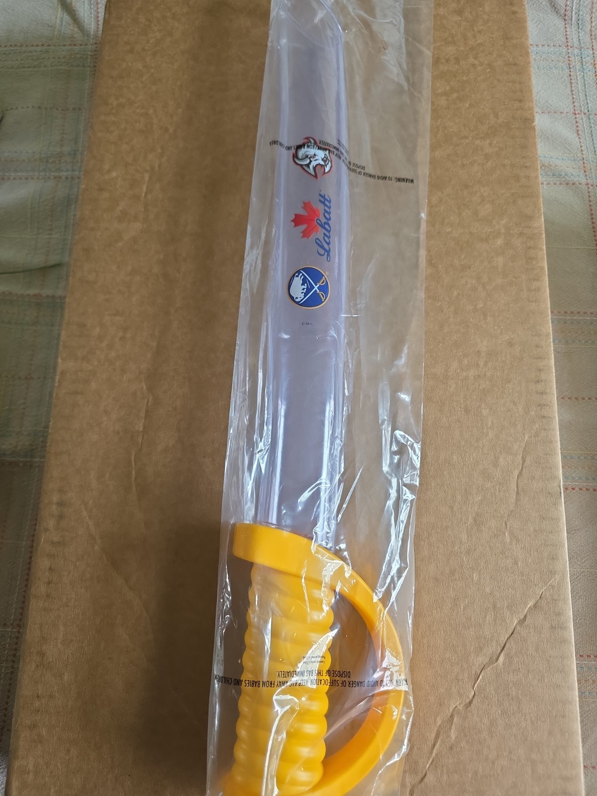 Buffalo Sabres Labatt Blue Beer Sabre Sword 2025 – 2026 New Unused! Nhl Hockey