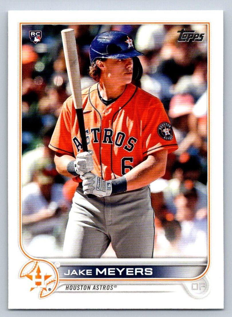 2022 Topps Series 1 Houston Astros # 295 Jake Meyers Rookie Card