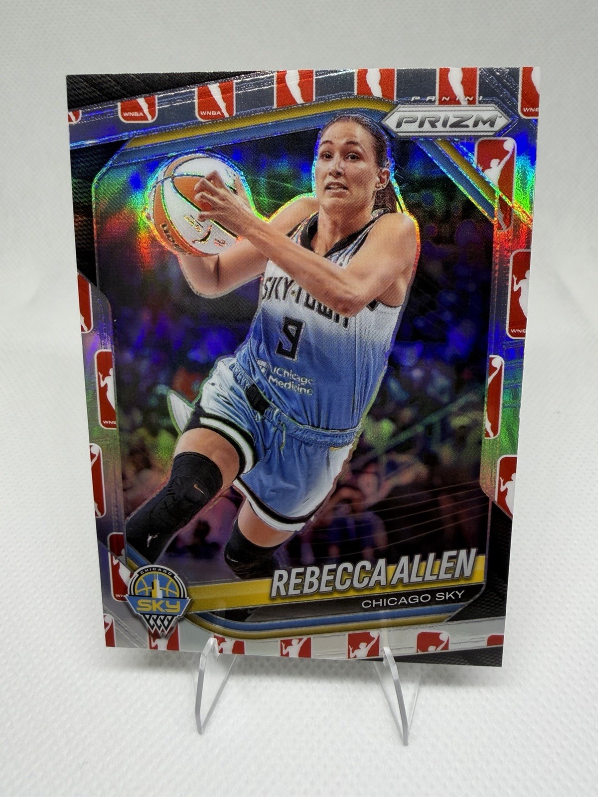 2025 Panini Prizm WNBA – Rebecca Allen #67 WNBA Logo Silver Prizm