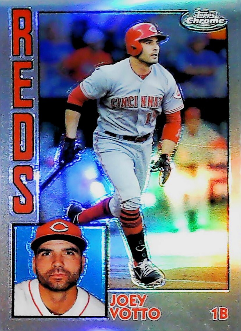 2019 TOPPS CHROME 1984 VARIATION REFRACTOR 84TC-7 JOEY VOTTO CINCINNATI REDS