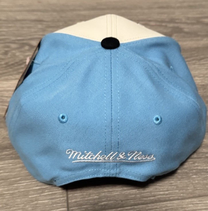 Chicago Bulls Mitchell & Ness SnapBack Adjustable Hat Baby Blue,White Color