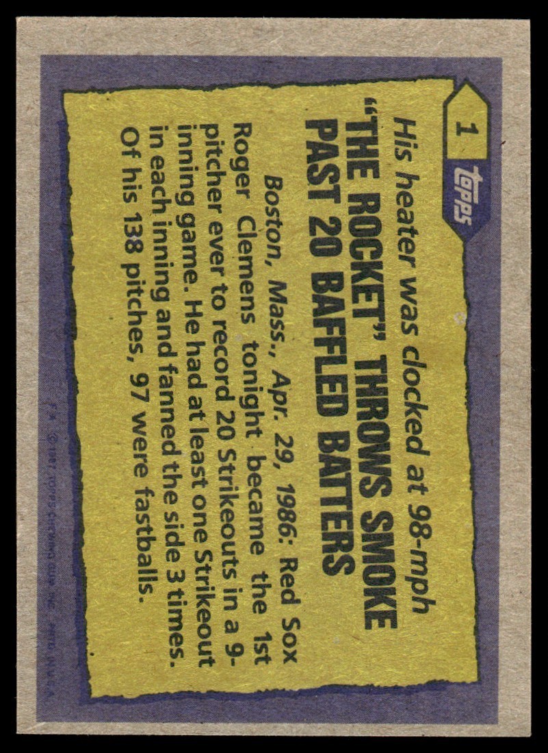 1987 Topps Baseball Cards #’s 251-500 NMMT You Pick + Free Shipping!